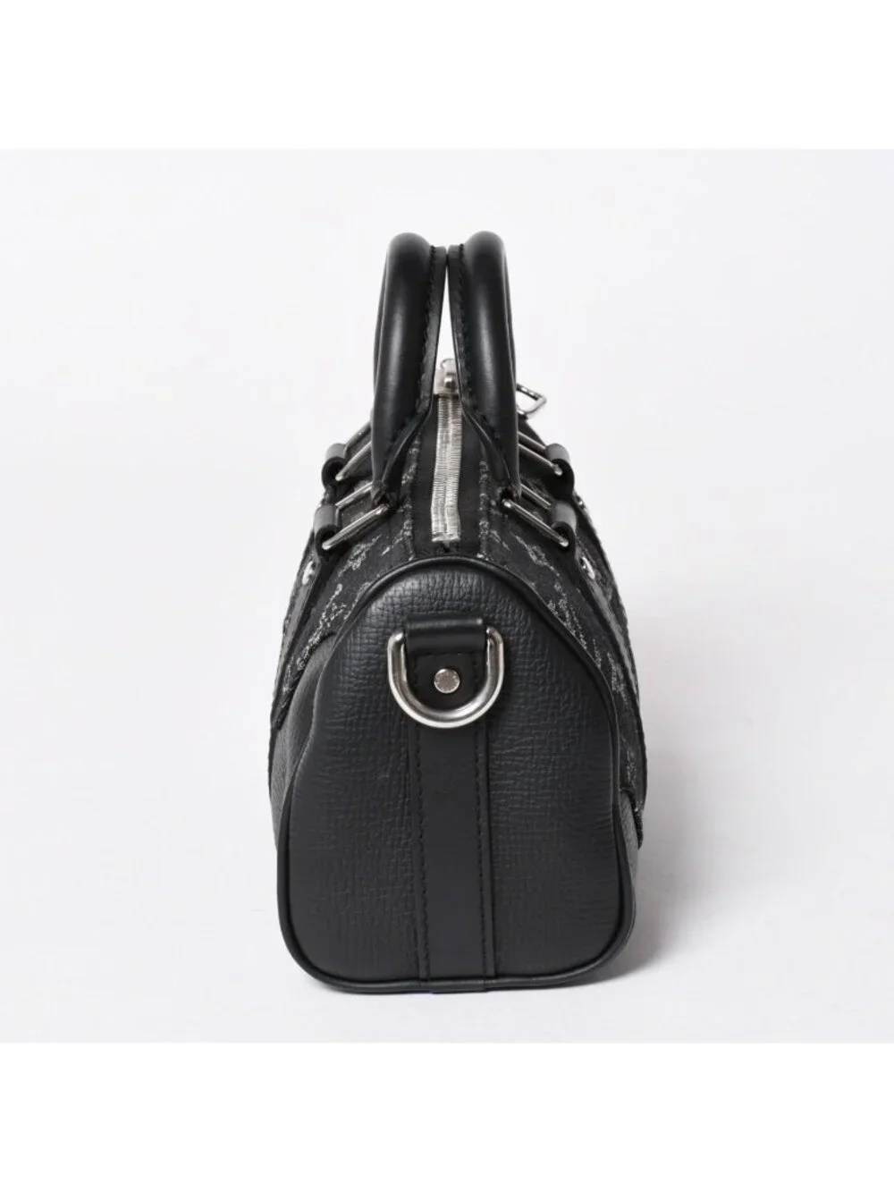 Louis Vuitton Keepall XS Shoulder Bag Monogram Denim Taurillon Leather 2-Way